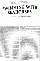 Issue 29: Swimming with Seahorses